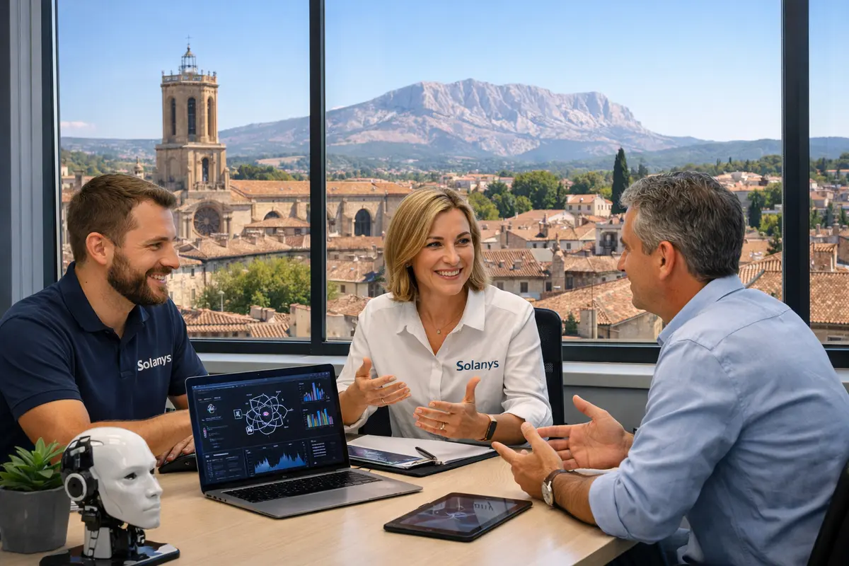Agence IA à Aix-en-Provence accompagnant des entreprises locales dans leur transformation digitale