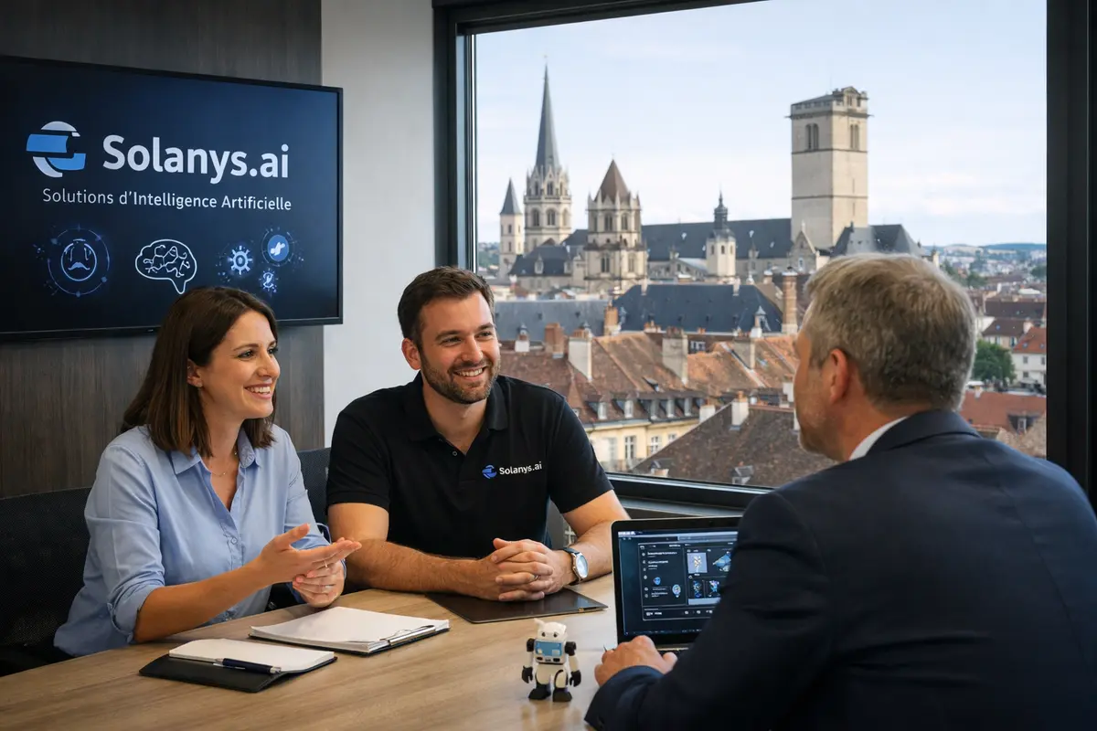 Agence IA à Dijon pour automatiser les processus et transformer digitalement les entreprises locales