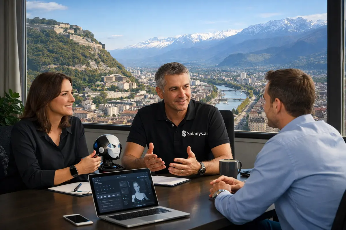 Agence IA à Grenoble spécialisée dans les solutions d'intelligence artificielle pour l'industrie et les PME