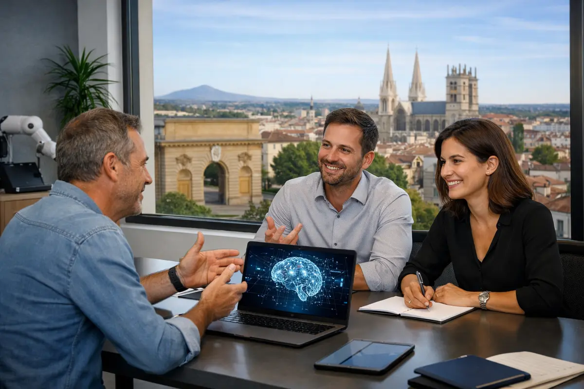 Agence IA à Montpellier accompagnant PME et startups dans leur transformation par l'intelligence artificielle