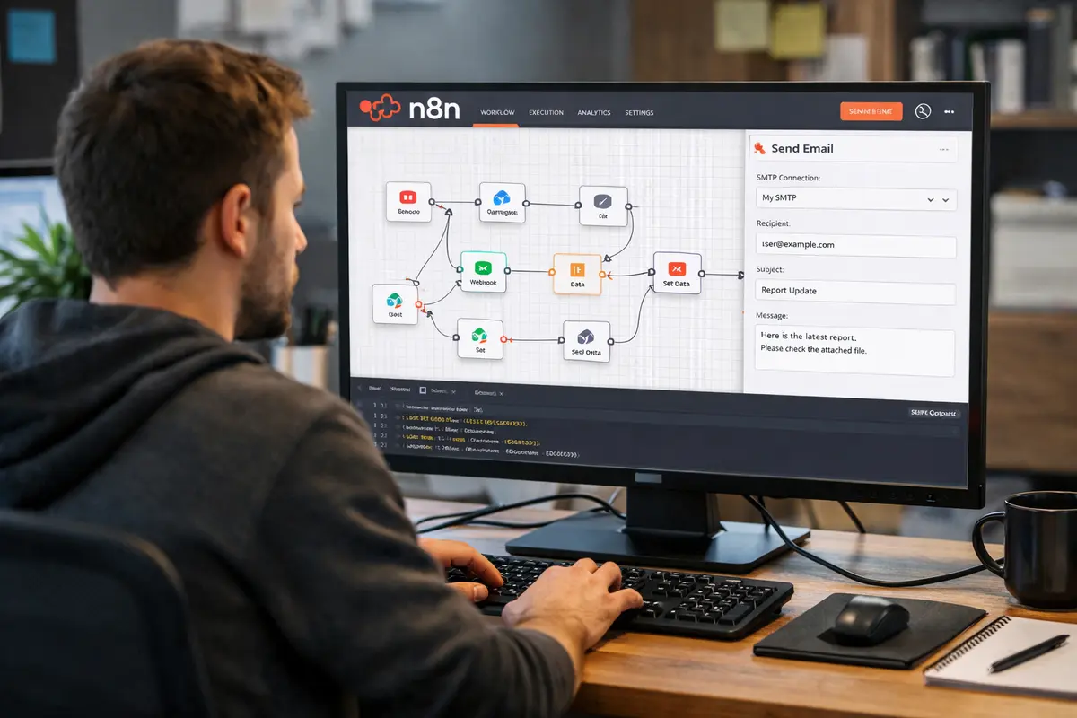 Agence IA n8n — automatisation et agents intelligents avec Solanys