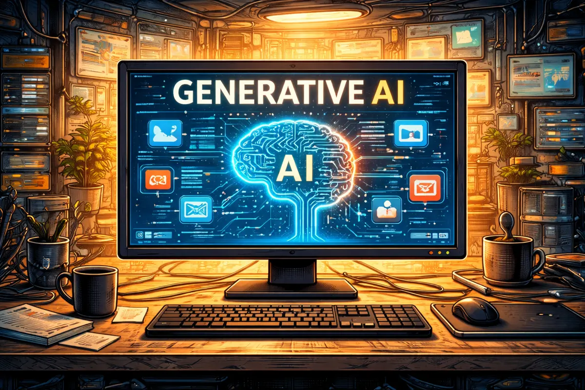 Applications de l'IA générative en entreprise — cas d'usage concrets et stratégies de déploiement en 2026