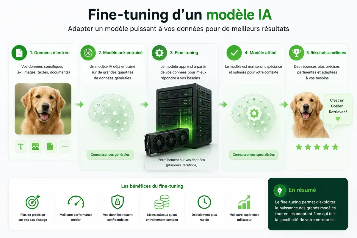 Fine-tuning d'un modèle IA pour l'adapter à un domaine métier spécifique en 2026