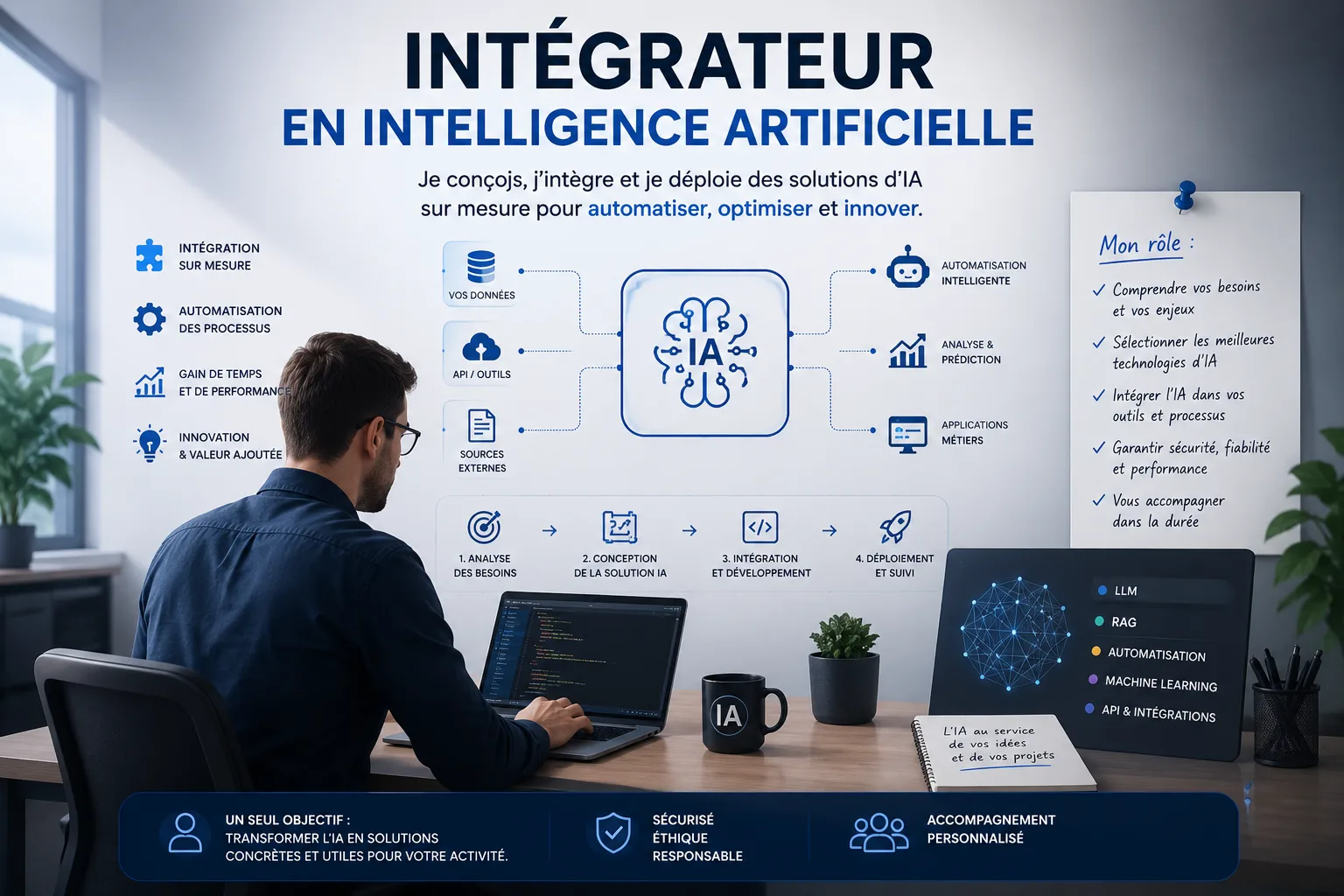 Rôle de l'intégrateur IA à Lyon — architecture, SI et déploiement