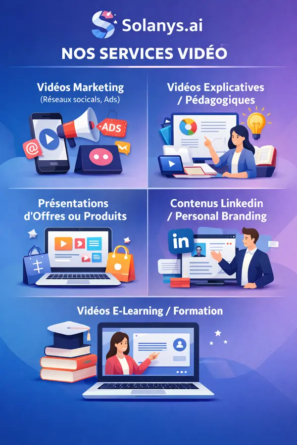 Nos services vidéo IA