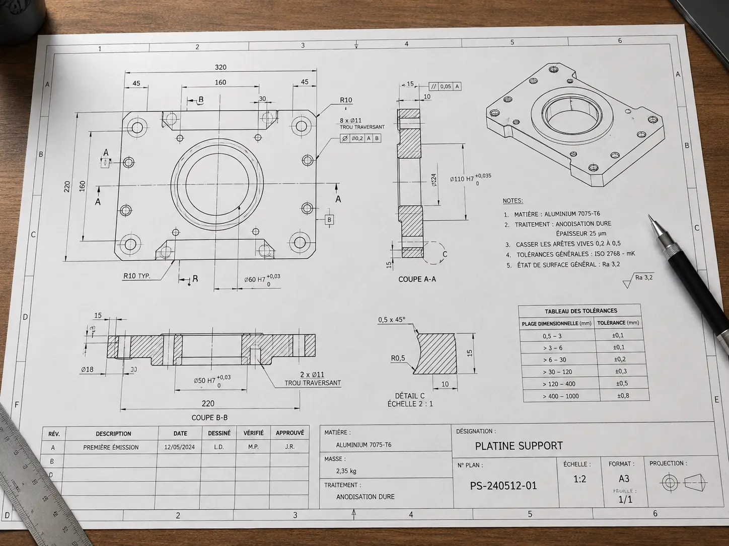 Logiciel de chiffrage industriel IA — interface de génération de devis