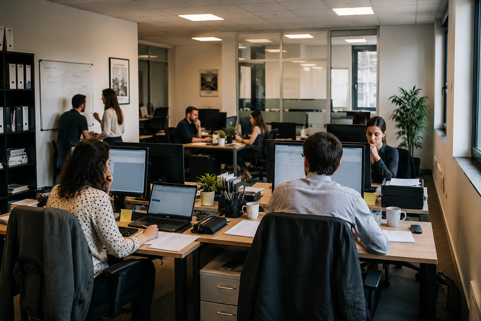 Bureau d'entreprise de services — automatisation IA