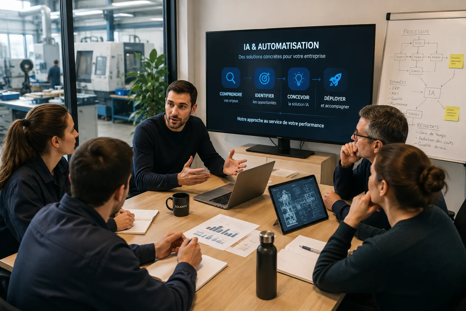 Conseil et accompagnement vision IA pour PME industrielle